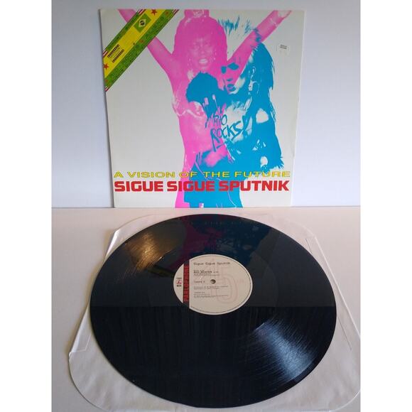 Sigue Sigue Sputnik Rio Rocks 12" Vinyl Record Shock Rock Synth-Pop New Wave UK - Picture 1 of 6